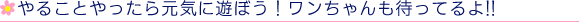 元気に遊ぼう